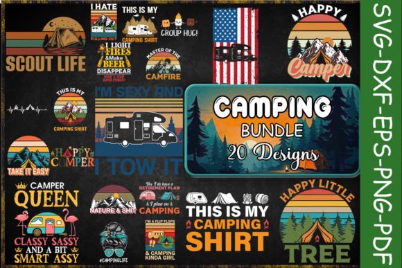 Camping SVG Bundle
