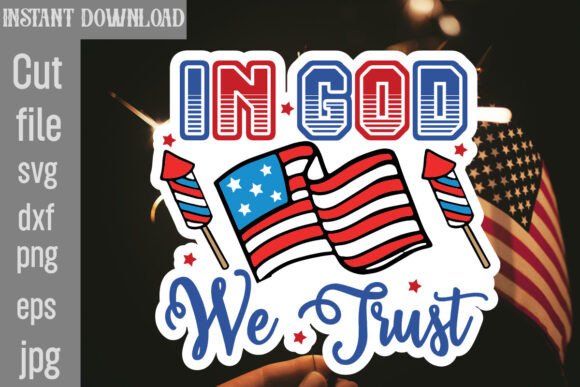 In God We Trust SVG Cut File for Graphics and Crafts