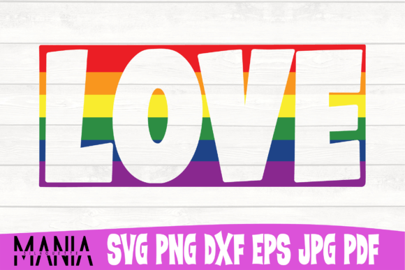 Love Pride Flag Graphic Templates for Modern Design Projects