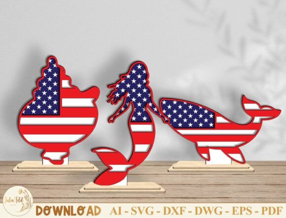 Patriotic Coastal Laser Cut SVG Bundle Review