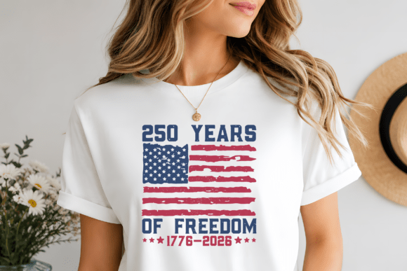 Retro USA 250th Anniversary 2026 Graphics