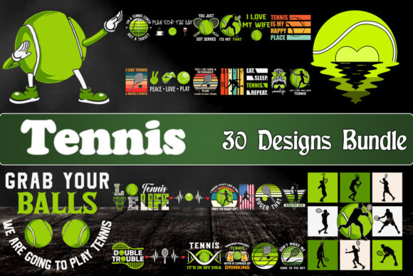 Tennis Graphics for Local Crafts