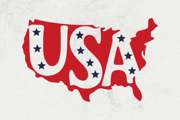 USA Svg for Patriotic Embroidery