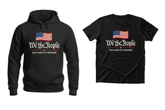 We the People 250 Years Freedom Graphics for Crafts